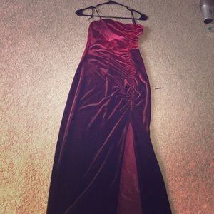 Strapless Ombré dress